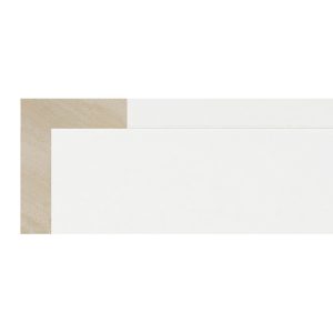 10x32mm Matt Closed Grain White Create L-shape Moulding