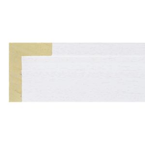 10x32mm White Open Grain Create L-shape Moulding