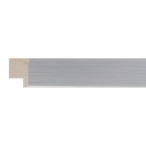 20x14mm Silver Closed Grain Create Flat Moulding