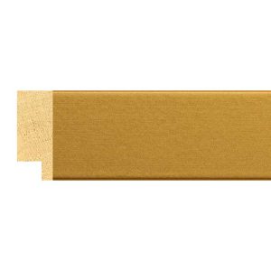 33x13mm Matt Closed Grain Gold Create Flat Moulding