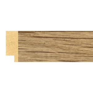 33x13mm Oak Open Grain Create Flat Moulding