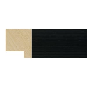 33x30mm Charcoal Closed Grain Create Flat Moulding