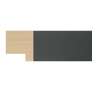 33x30mm Grey Closed Grain Create Flat Moulding