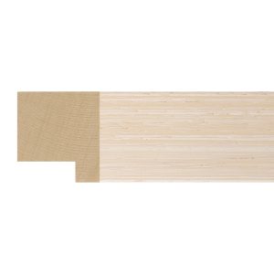 33x30mm Limewash Open Grain Create Flat Moulding