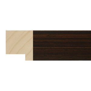 33x30mm Wenge Closed Grain Create Flat Moulding