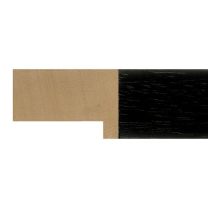 33x47mm Black Open Grain Create Flat Moulding