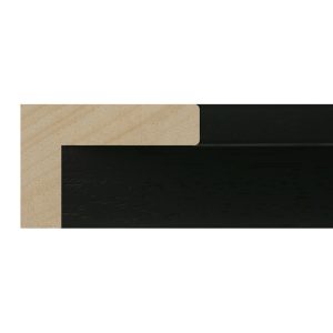 12x54mm Black Open Grain Create Flat Moulding
