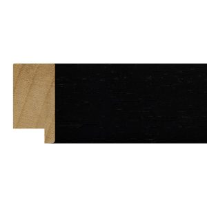 38x20mm Black Open Grain Create Flat Moulding