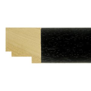 39x40mm Black Open Grain Create Flat Moulding