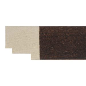 39x40mm Brown Open Grain Create Flat Moulding