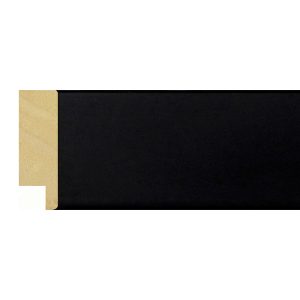 40x13mm Black Closed Grain Create Flat Moulding