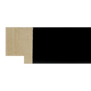 40x30mm Black Closed Grain Create Flat Moulding
