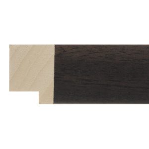 40x30mm Brown Closed Grain Create Flat Moulding