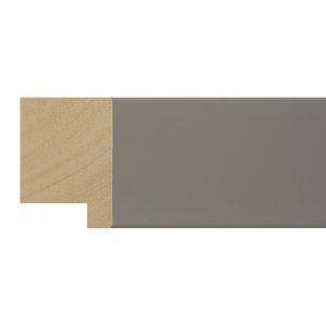 40x30mm Pale Grey Closed Grain Create Flat Moulding
