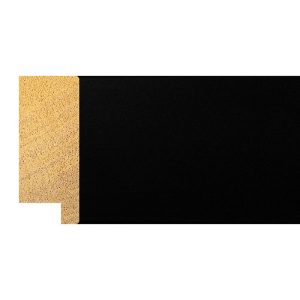 49x20mm Black Closed Grain Create Flat Moulding