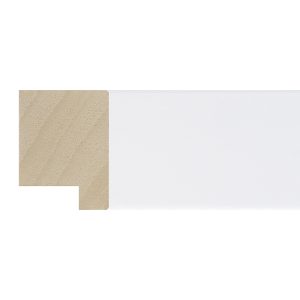 40x30mm White Closed Grain Create Block Moulding