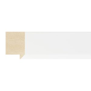 30x21mm Matt Closed Grain White Create Bevel Moulding
