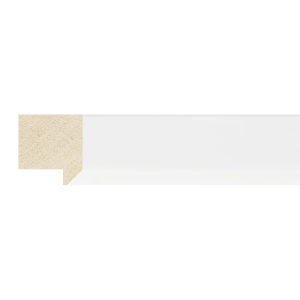 23x21mm Matt Closed Grain White Create Bevel Moulding