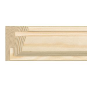 40x23mm Raw Pine Stretcher Moulding