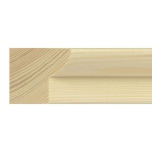 37x32mm Raw Pine Stretcher Moulding