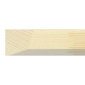 31x27mm Raw Pine Stretcher Moulding